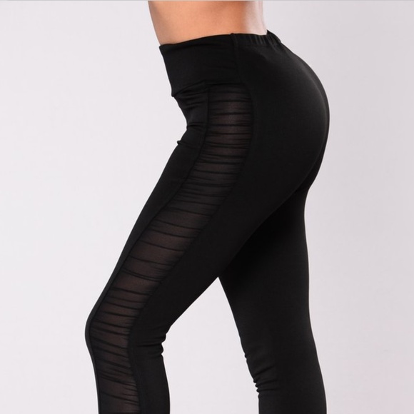 Pants - Sheer Mesh Leggings
